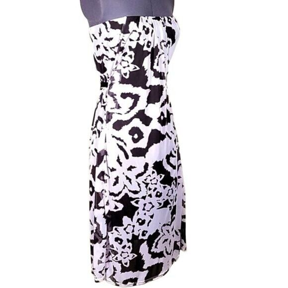 Kokoon Black & White Strapless Dress Sz XS - Picture 2 of 6